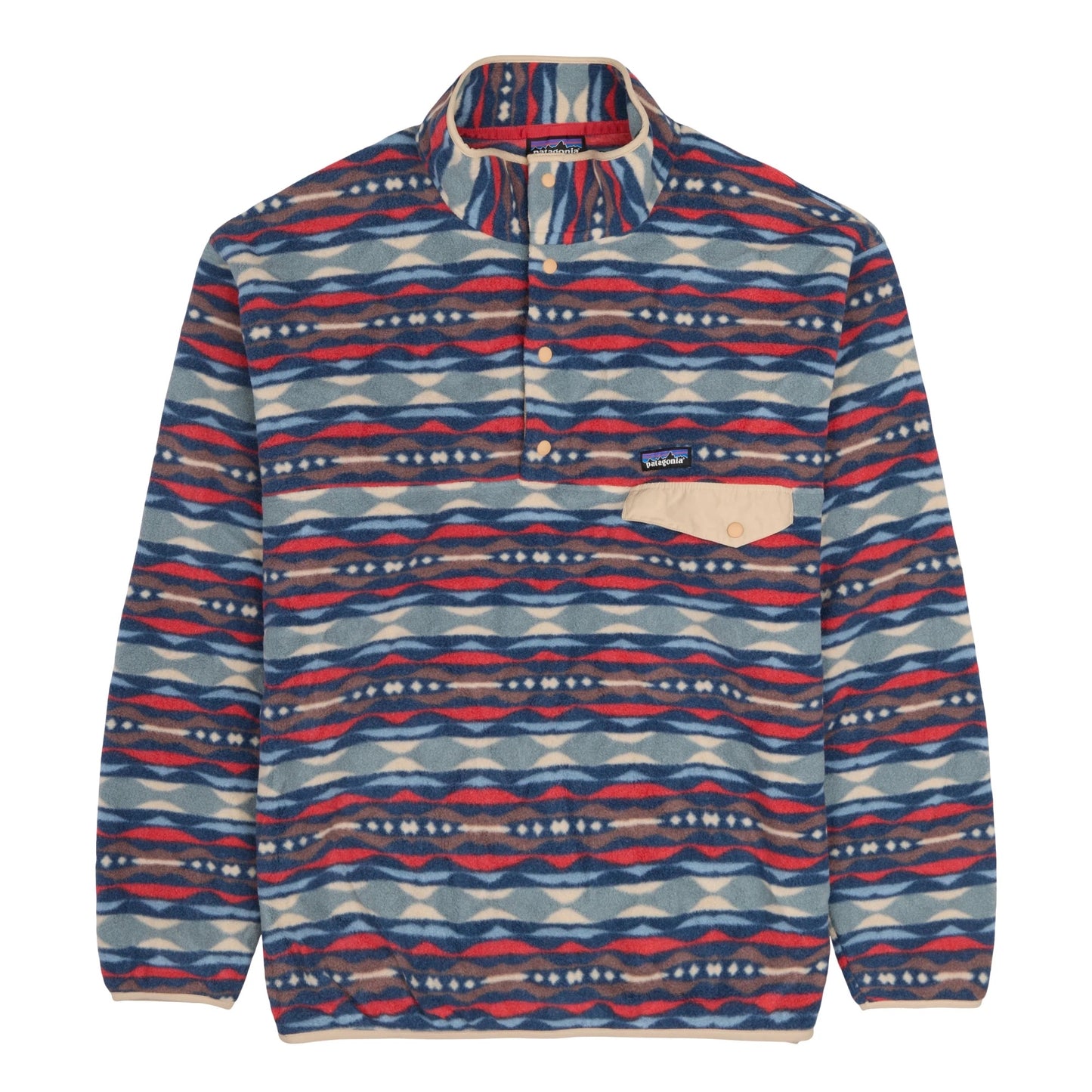 Patagonia - PATAGONIA LIGHTWEIGHT SYNCHILLA SNAP PULLOVER IN SUMAC RED - Rent With Thred