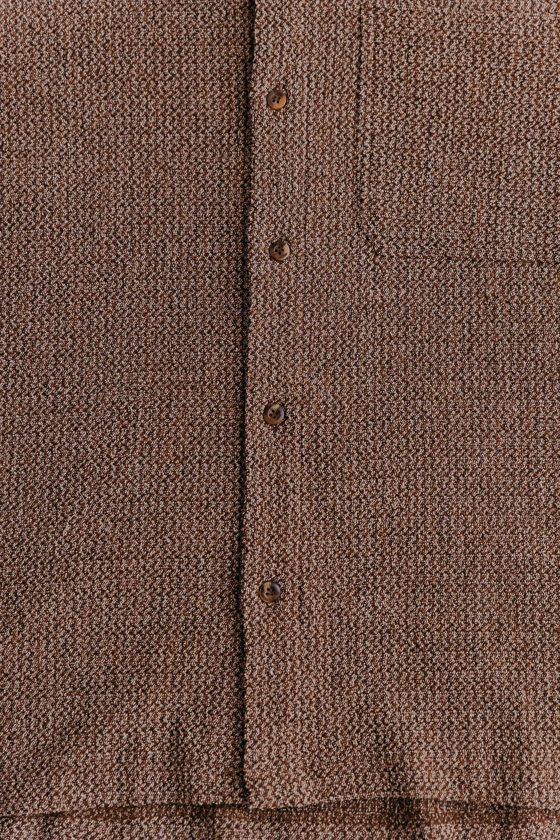 Ottway the Label - OTTWAY DIXTON SHORT SLEEVE SHIRT IN TEXTURED BROWN - Rent With Thred