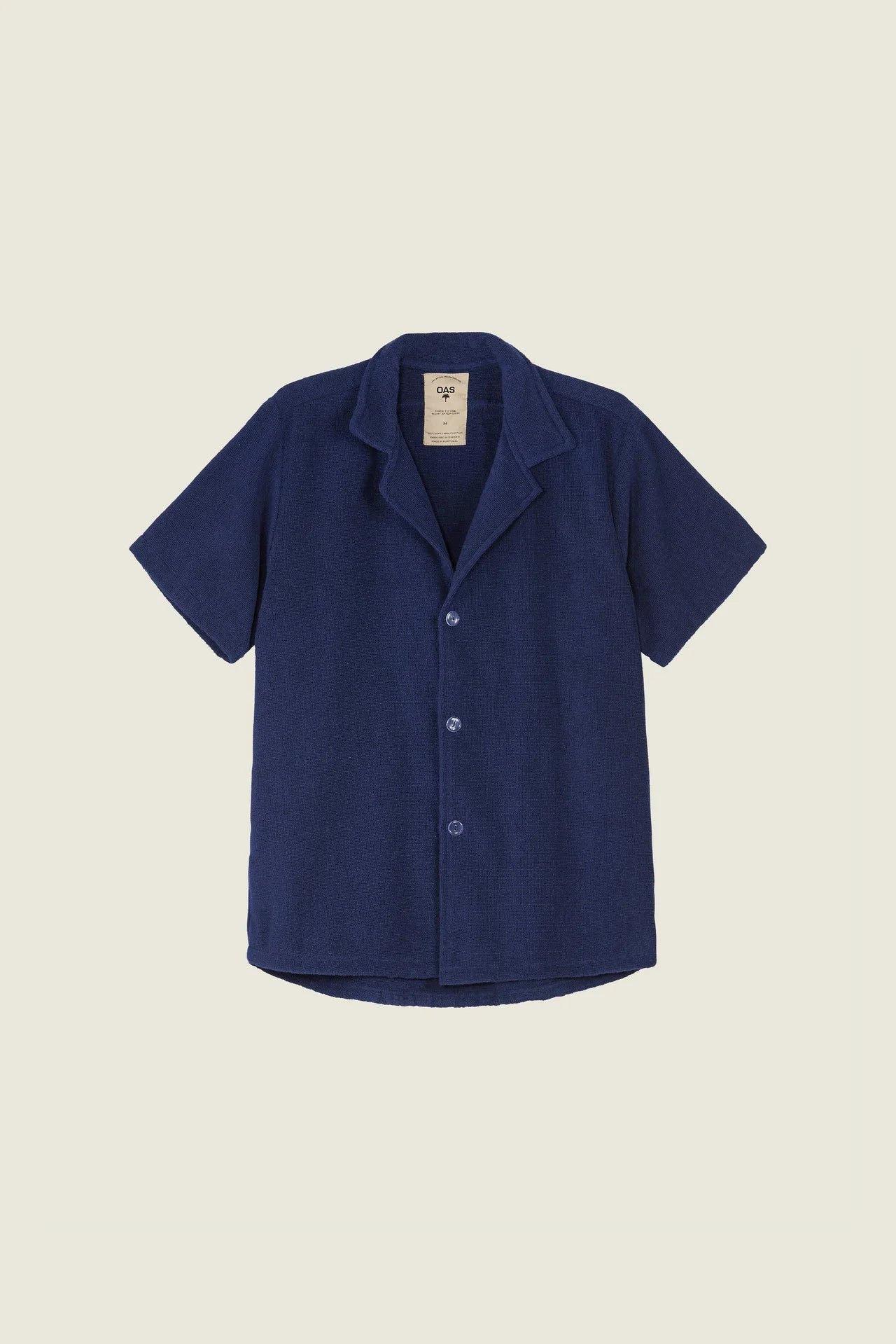 OAS - OAS CUBA TERRY SHIRT IN NAVY - Rent With Thred