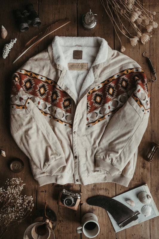 Ottway the Label - OTTWAY THE LABEL RAREBIRD JACKET IN CREAM - Rent With Thred