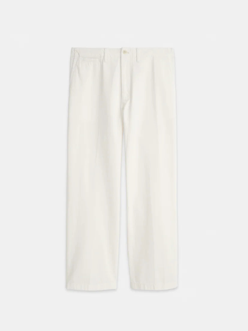 Alex Mill - ALEX MILL STRAIGHT LEG VINTAGE WASHED CHINO IN VINTAGE WHITE - Rent With Thred