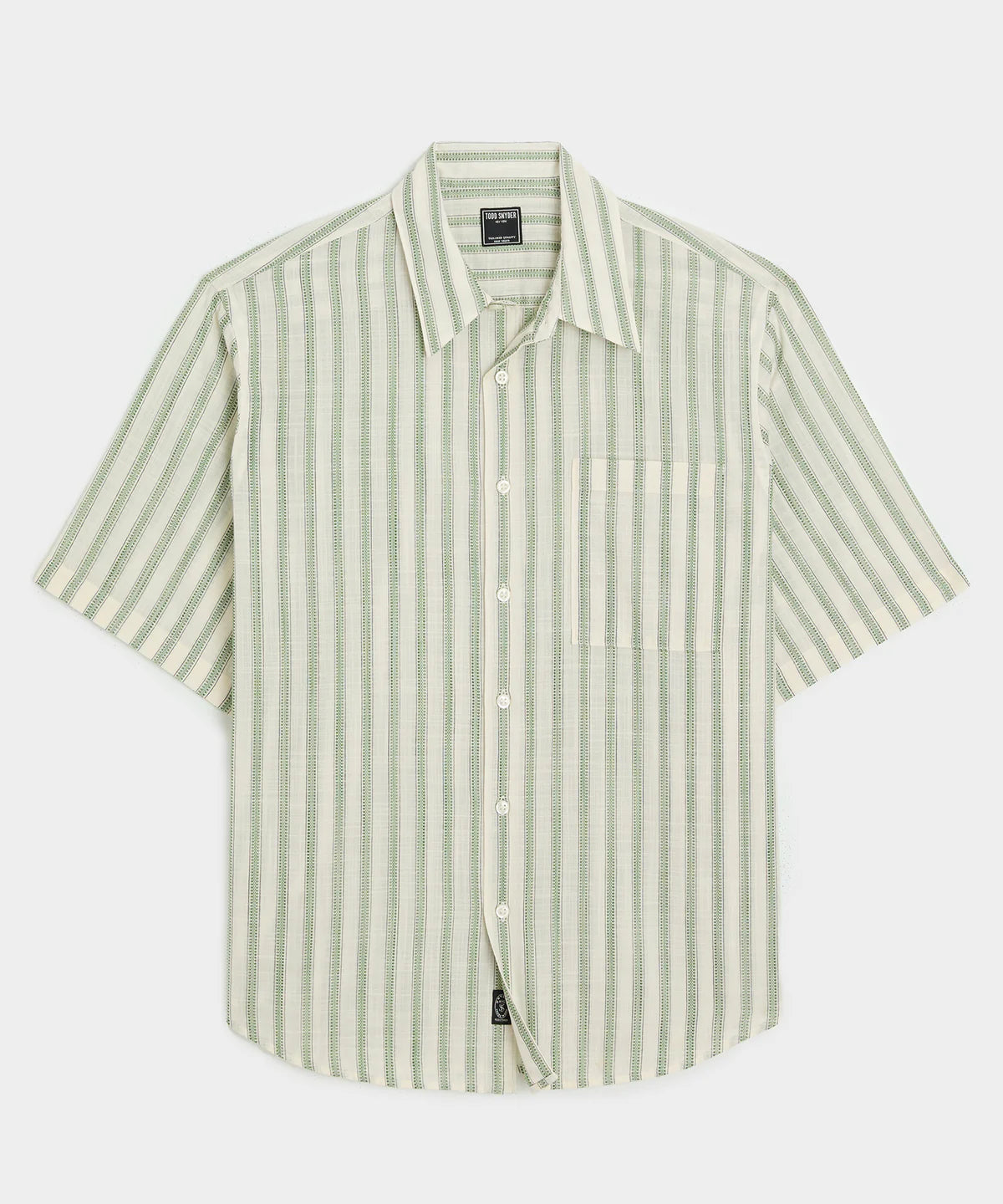 TODD SNYDER SUMMERWEIGHT BIG SHIRT IN OLIVE