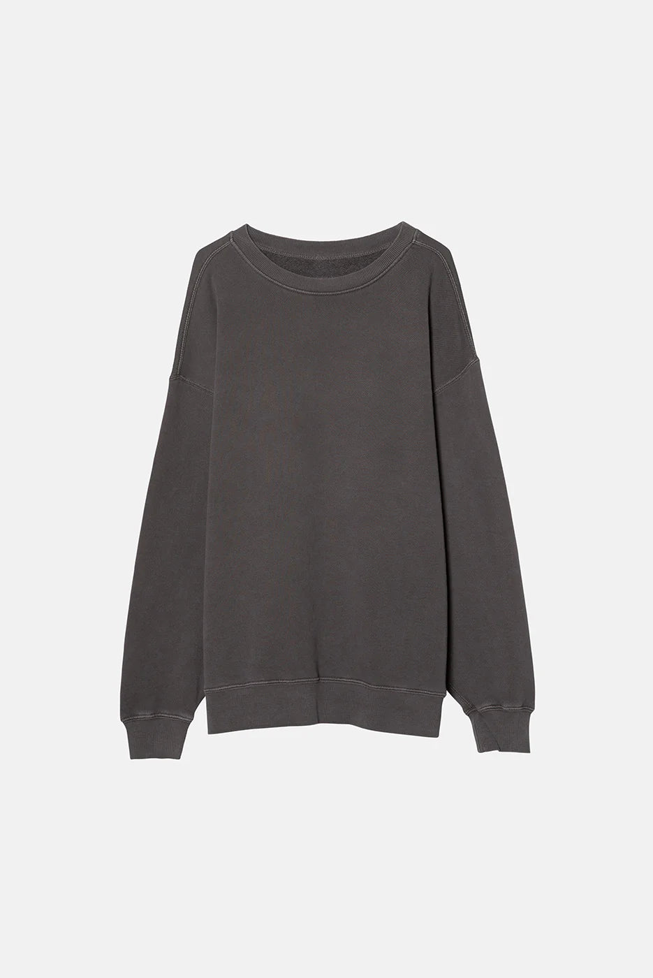 ELWOOD OVERSIZED CORE CREWNECK IN VINTAGE GREY