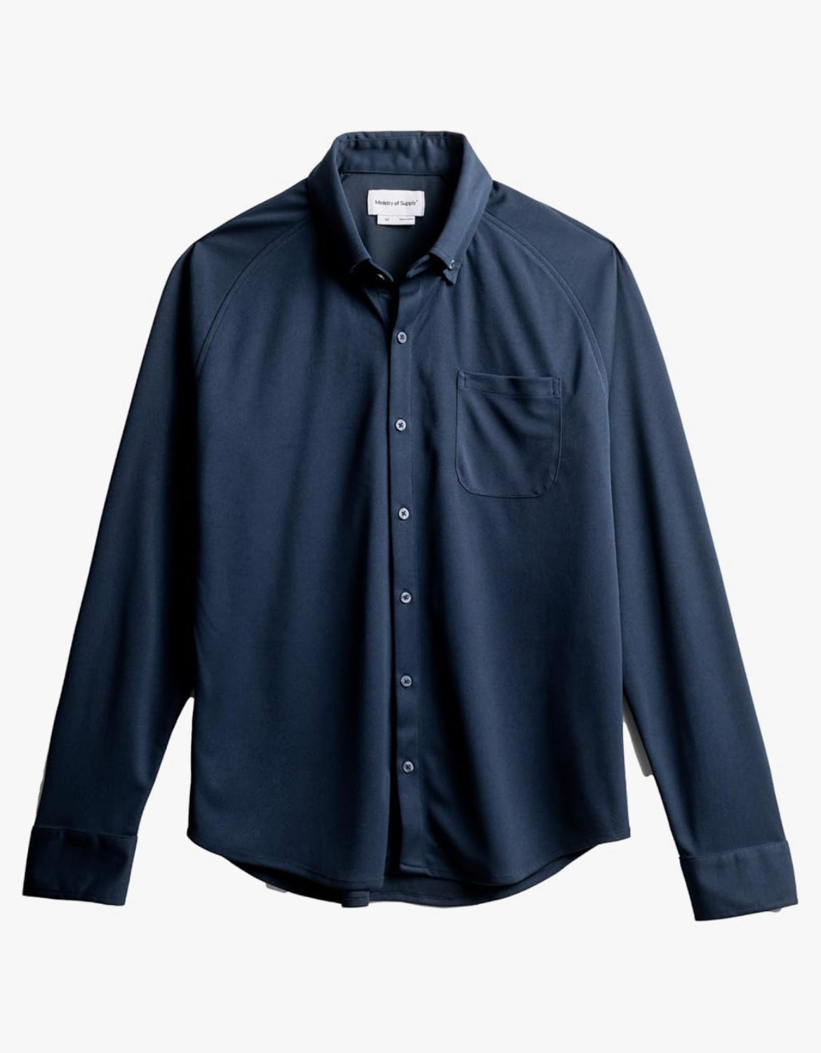 Ministry of Supply - MINISTRY OF SUPPLY APOLLO RAGLAN SPORT SHIRT IN NAVY - Rent With Thred