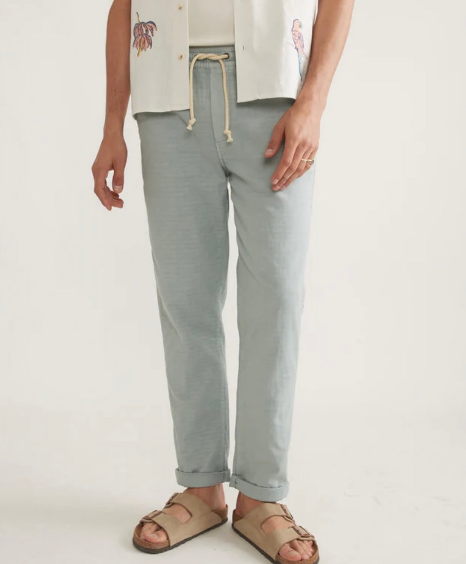 Marine Layer - MARINE LAYER SATURDAY STRETCH BEACH PANT IN LIGHT BLUE - Rent With Thred