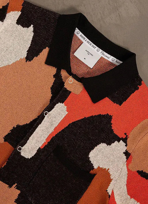 Percival - PERCIVAL CASA PICCANTE SHIRT IN IMPRESSIONIST JACQUARD - Rent With Thred