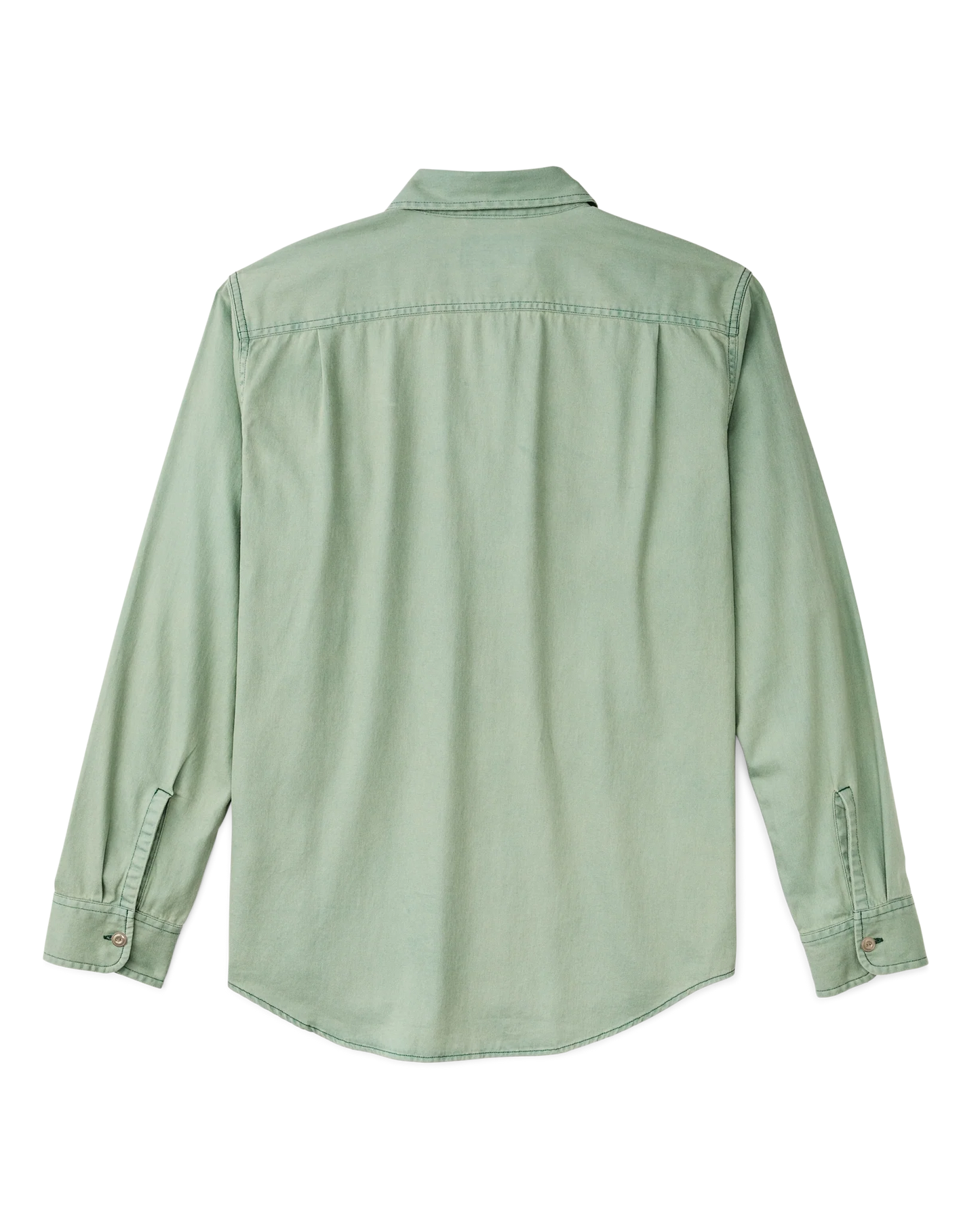 FILSON SHIPWRIGHT FINE TWILL SHIRT IN FLINT GREEN