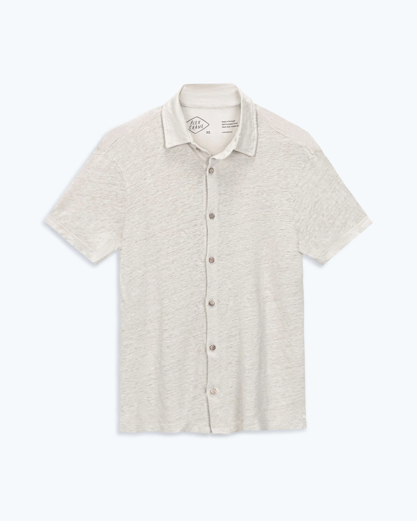 ALEX CRANE KNIT OLA SHIRT IN BONE