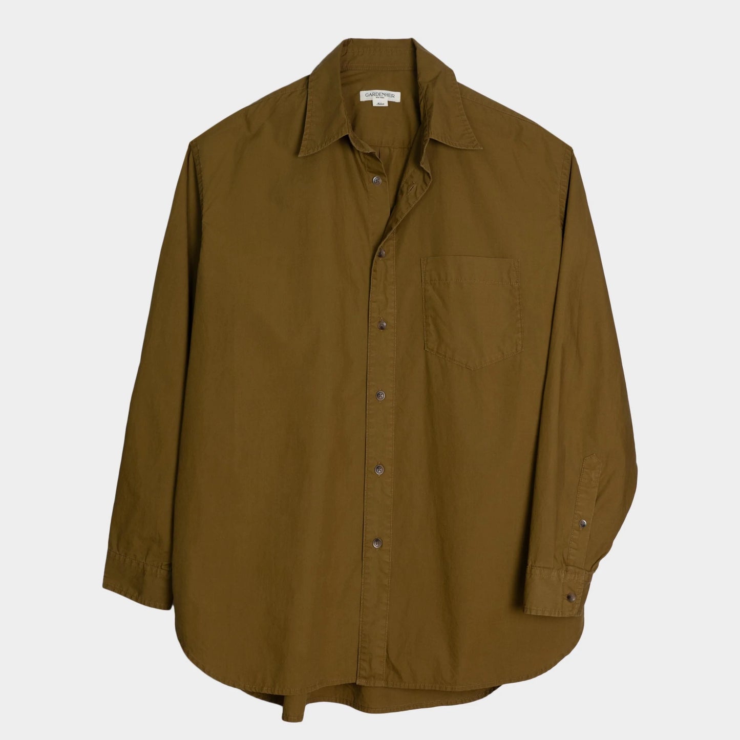 Gardenheir - GARDENHEIR JAPANESE TYPEWRITER COTTON GARDENING CHEMISE IN SCOUT - Rent With Thred