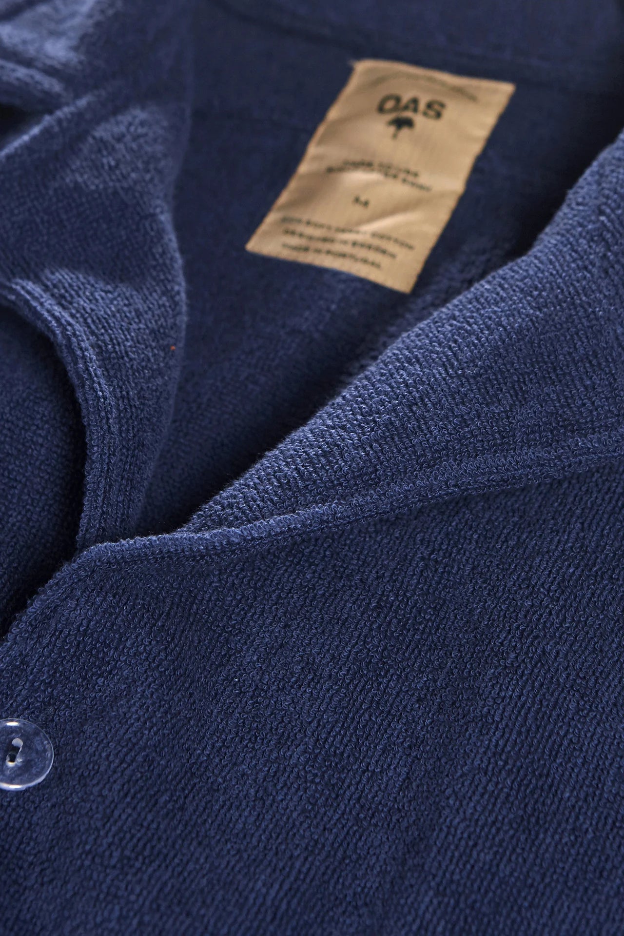 OAS - OAS CUBA TERRY SHIRT IN NAVY - Rent With Thred