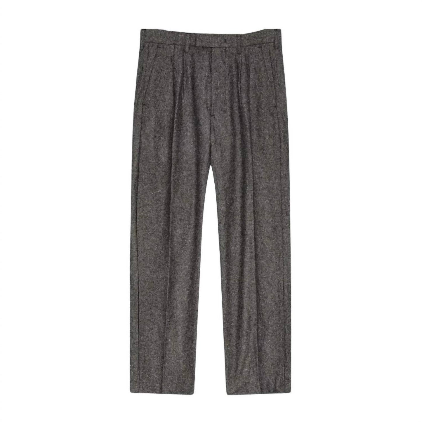 NN07 FRITZ TWEED TROUSERS IN BLACK