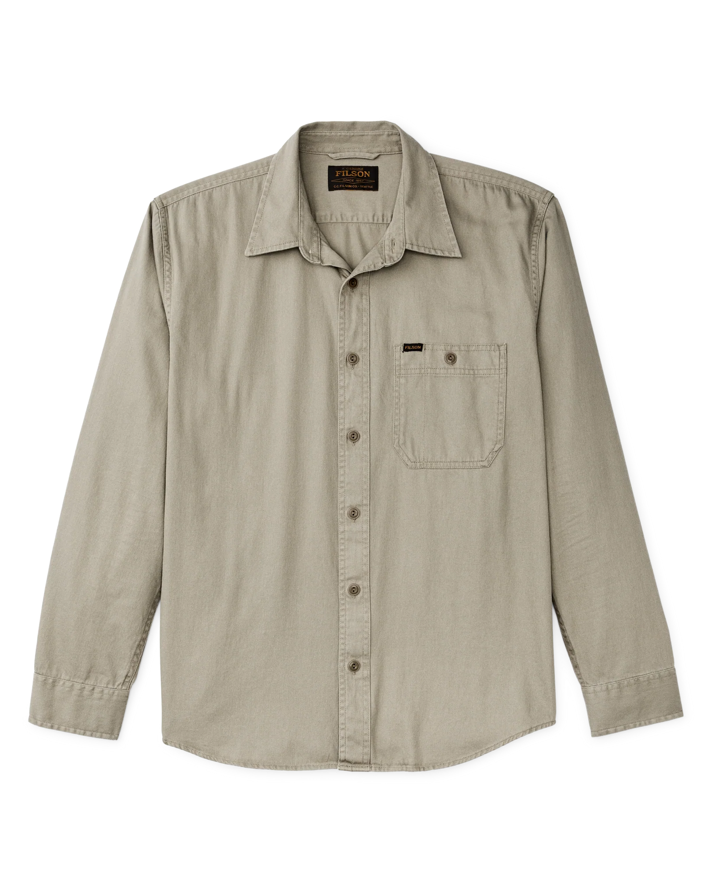 Filson - FILSON SHIPWRIGHT FINE TWILL SHIRT IN SUNBURN - Rent With Thred