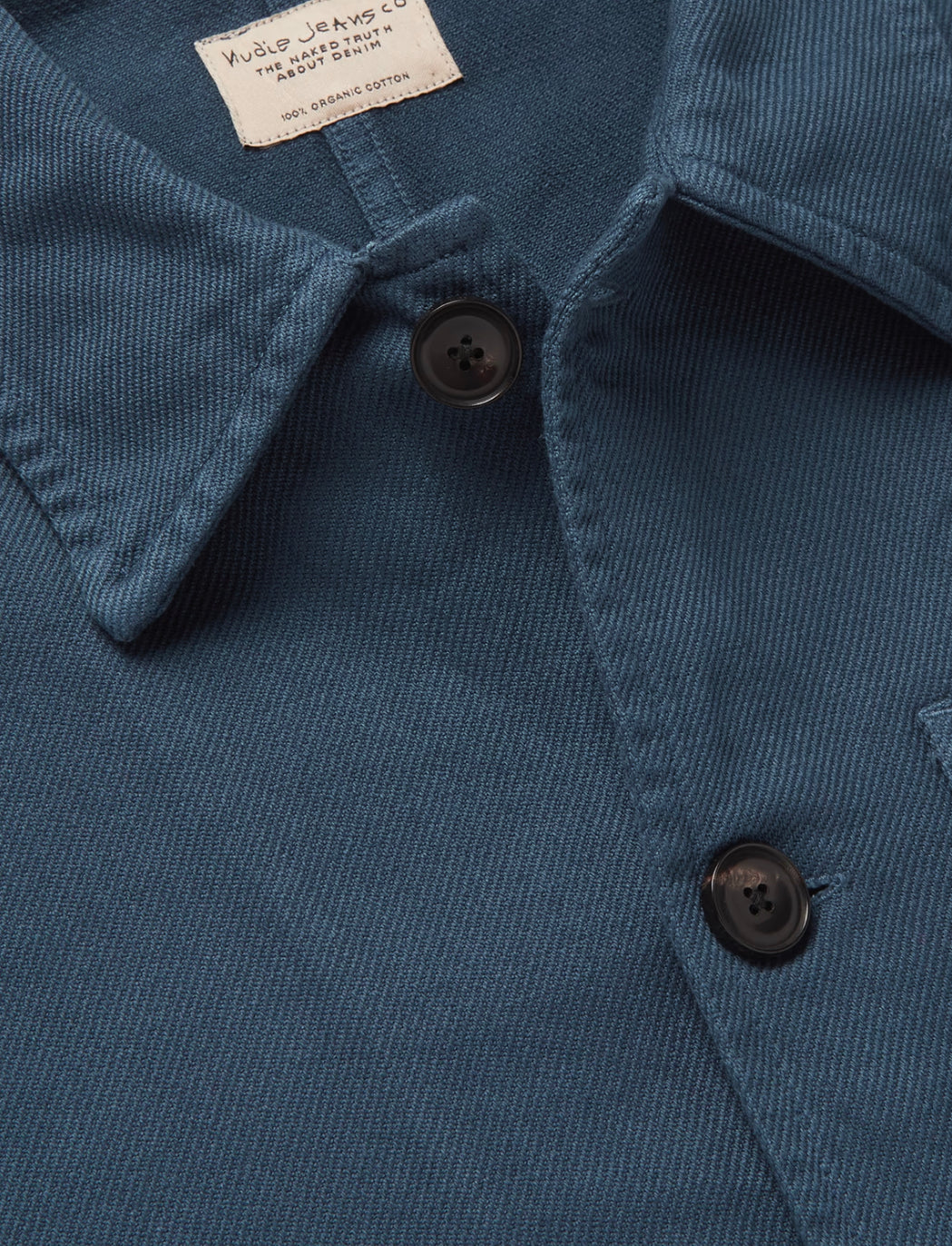 NUDIE JEANS BARNEY SLIM-FIT COTTON-TWILL JACKET