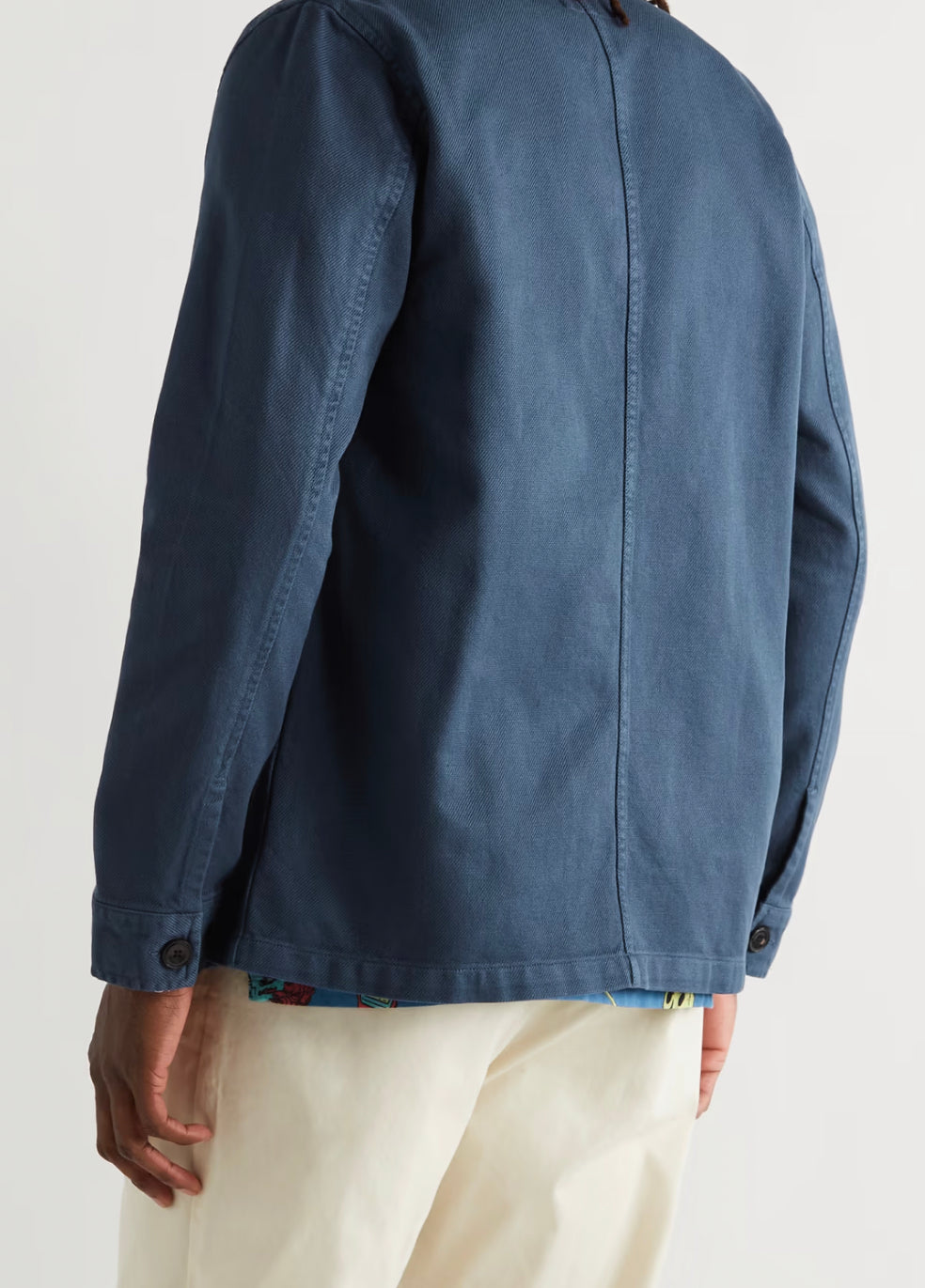 NUDIE JEANS BARNEY SLIM-FIT COTTON-TWILL JACKET