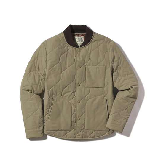 Grayers - GRAYERS NEW DAINES QUILTED BOMBER IN DUSTY OLIVE - Rent With Thred