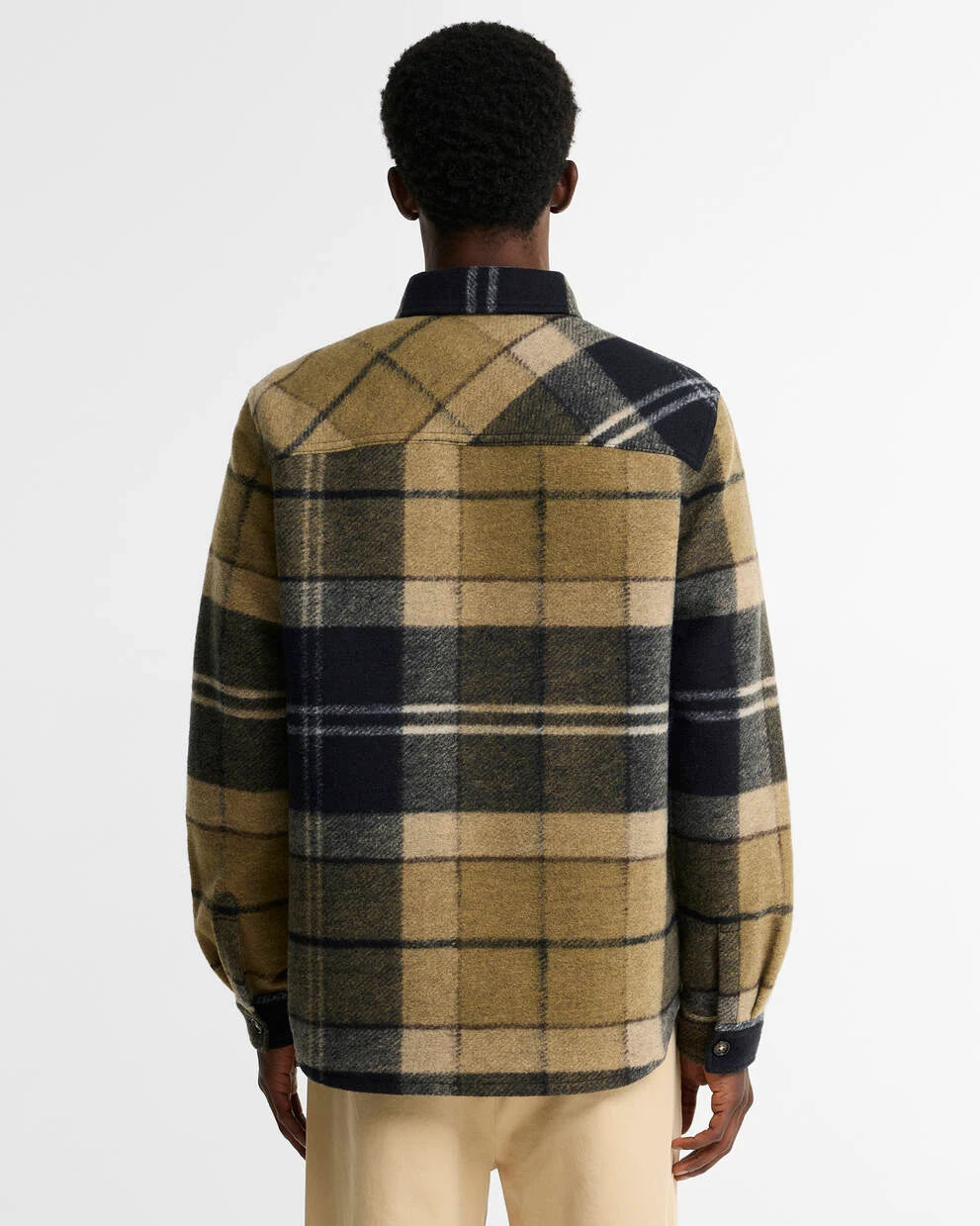 BARBOUR WOODLANE BRUSHED CHECK OVERSHIRT IN BIRCHWOOD DRESS TARTAN