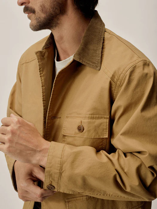 BUCK MASON CRAFTSMAN CANVAS FIELD JACKET IN MAPLE