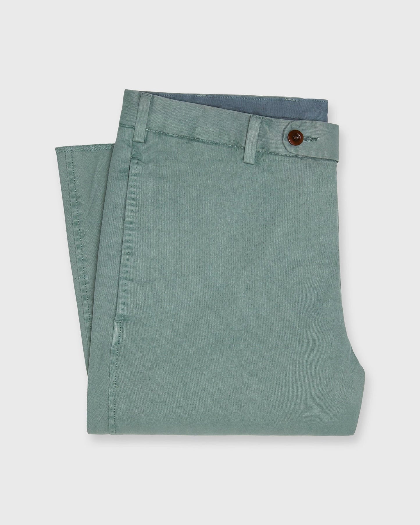 SID MASHBURN GARMENT-DYED SPORT TROUSER IN CLOVER LIGHTWEIGHT TWILL