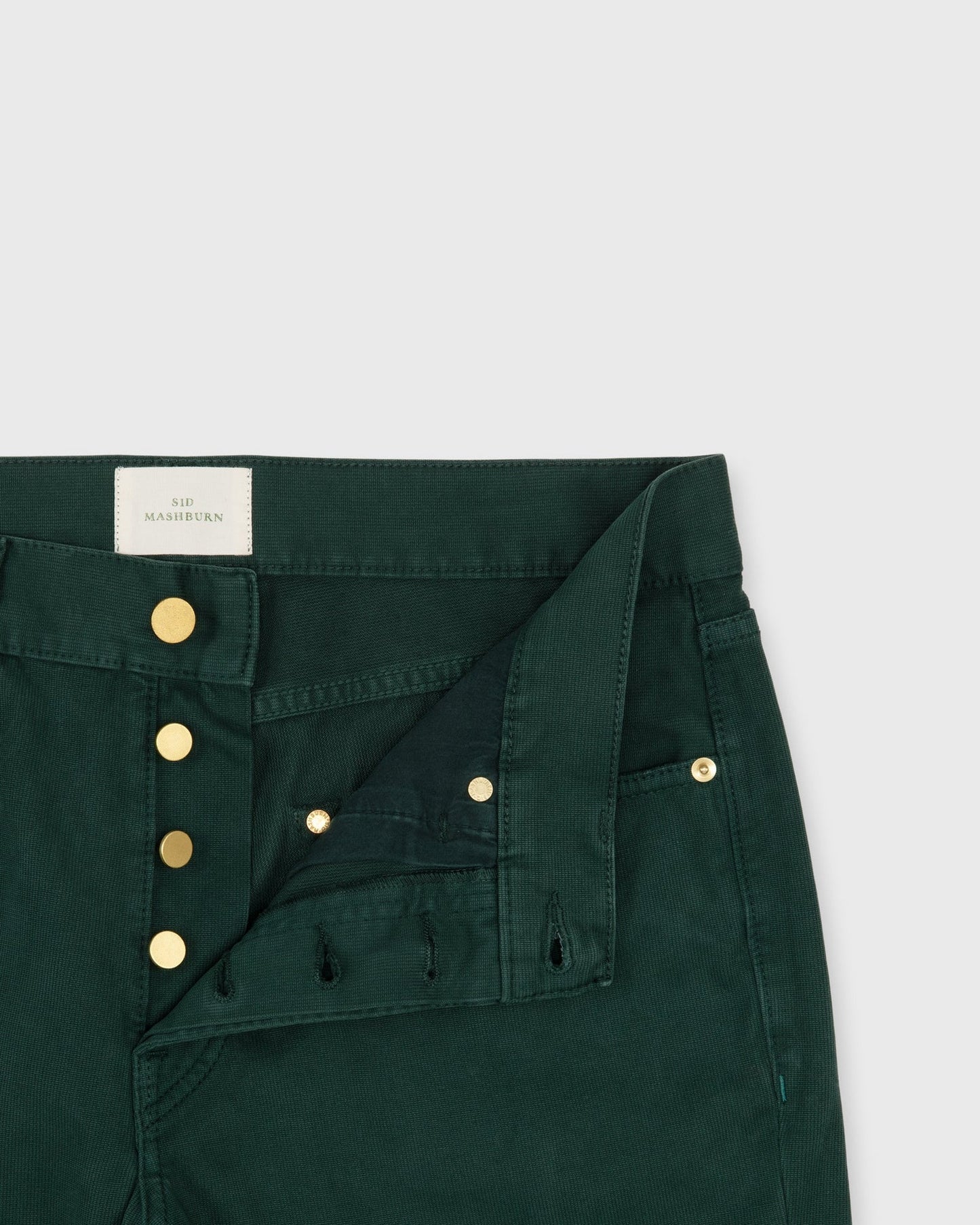 Sid Mashburn - SID MASHBURN SLIM STRAIGHT 5-POCKET PANT IN SPRUCE BEDFORD CORD - Rent With Thred