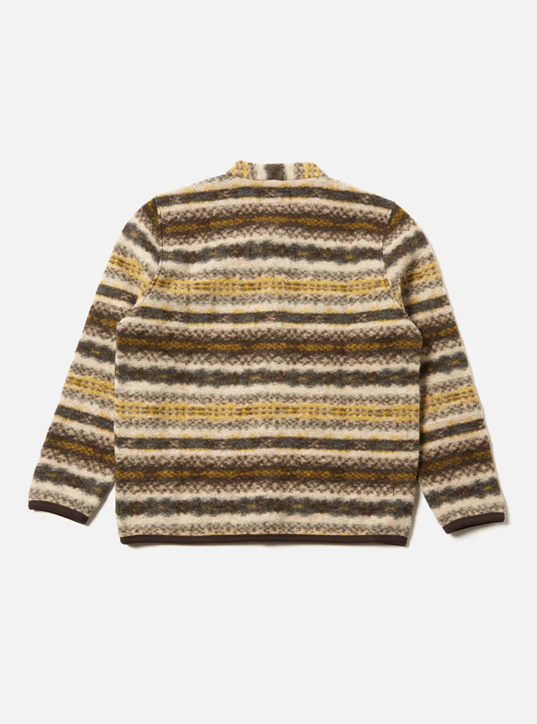 Universal Works - UNIVERSAL WORKS CARDIGAN IN FAIRISLE MERINO MIX - Rent With Thred