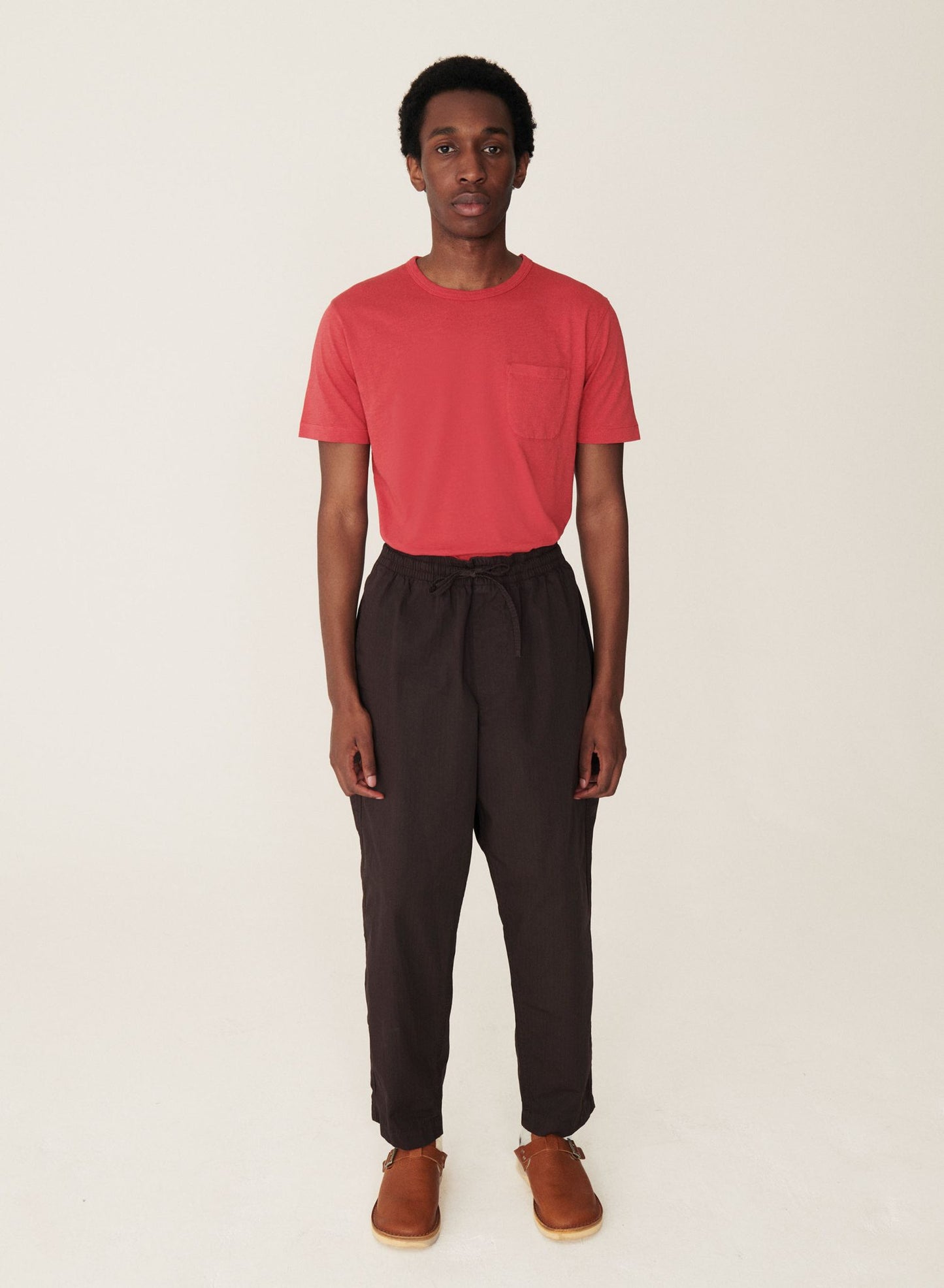 YMC ALVA RIPSTOP SKATE PANTS IN BROWN