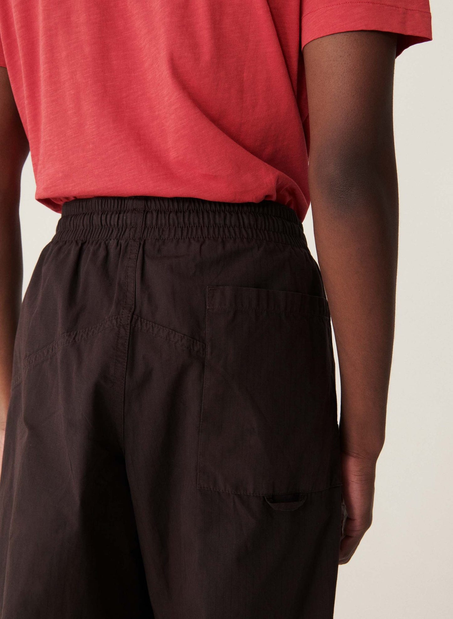 YMC ALVA RIPSTOP SKATE PANTS IN BROWN