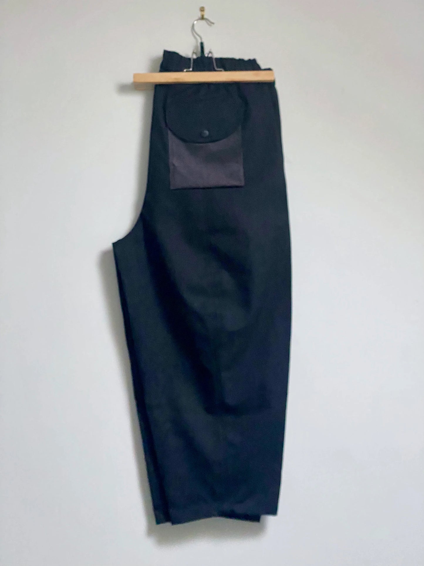 Whitehill Mercantile Co - WHITEHILL MERCANTILE CO. MULL TROUSER IN BLACK HOLE (LIMITED EDITION) - Rent With Thred