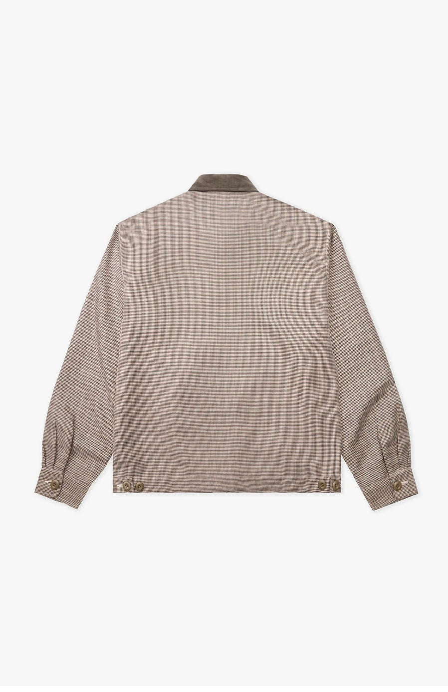 General Admission - GENERAL ADMISSION PLAID JACKET IN BEIGE CHECK - Rent With Thred