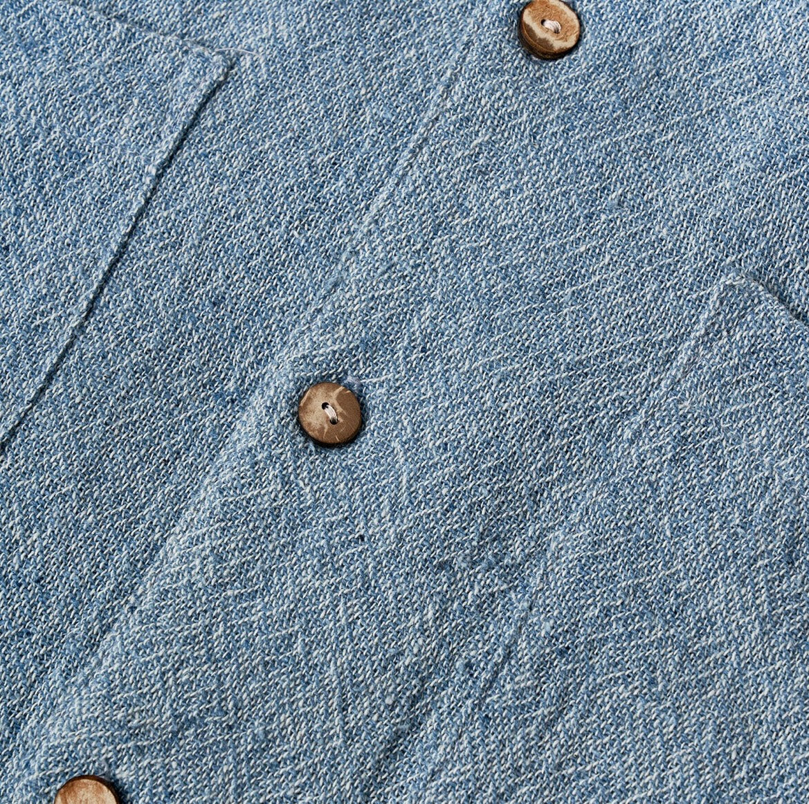 Industry of All Nations - INDUSTRY OF ALL NATIONS NEW CAMP SHIRT IN DENIM - Rent With Thred