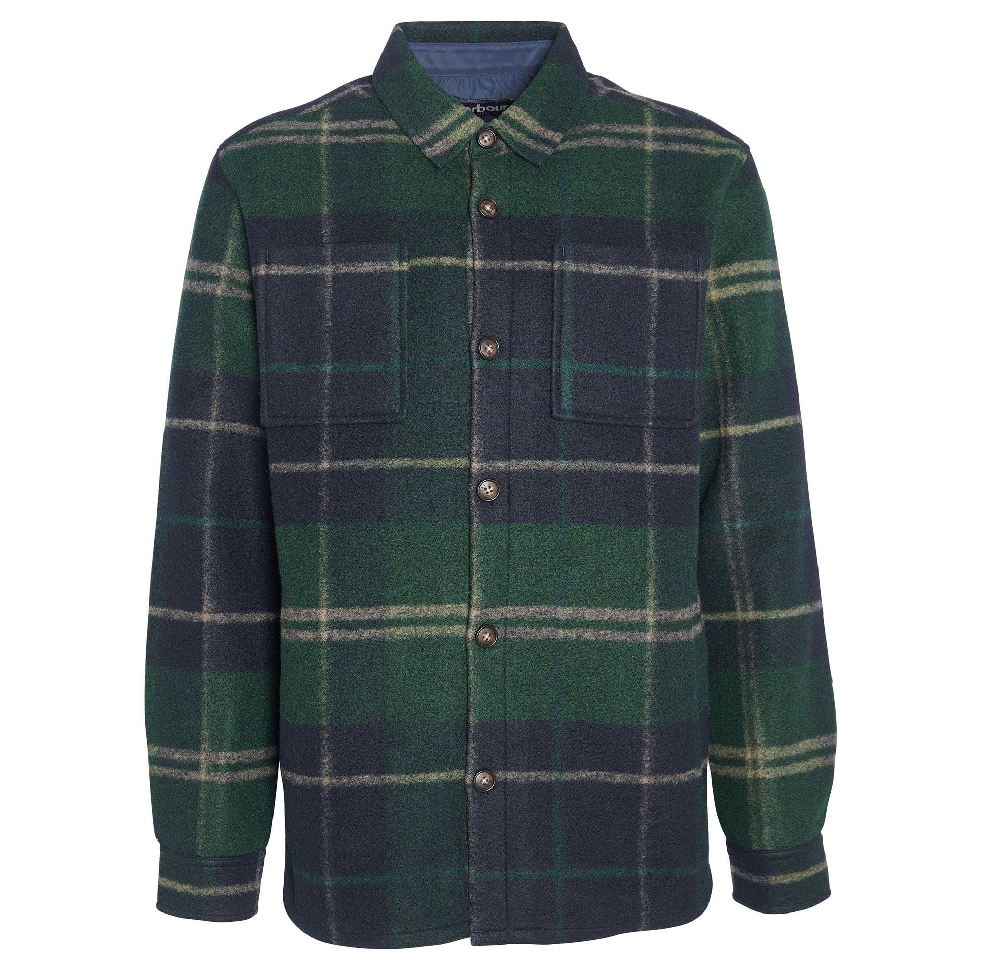Barbour - BARBOUR CHAPTER TAILORED CHECK OVERSHIRT IN GREEN LOCH TARTAN - Rent With Thred