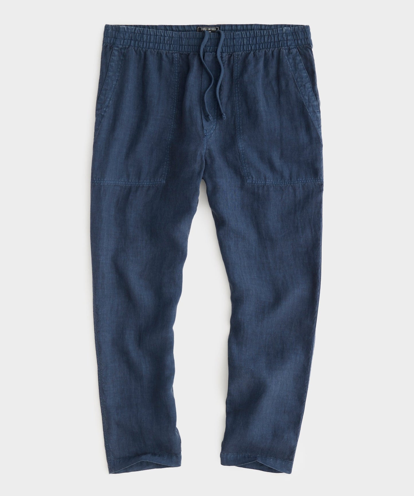 Todd Snyder - TODD SNYDER ITALIAN LINEN BEACH PANT IN NAVY BATIK - Rent With Thred