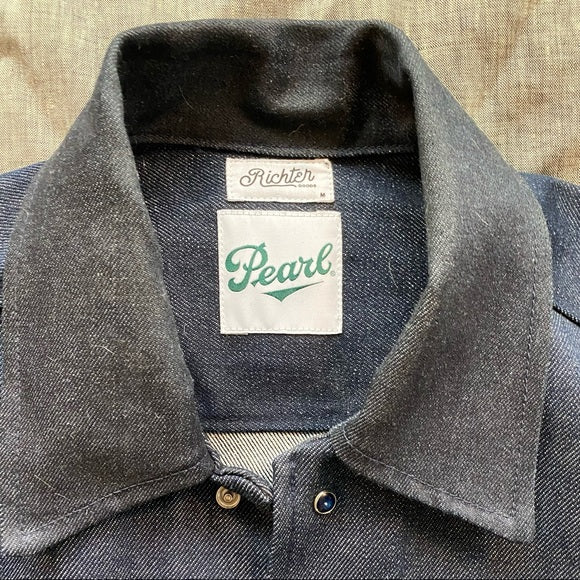 Richter Goods - RICHTER GOOD x PEARL BREWING THE DOLPH ZIGGLER JACKET IN RAW SELVEDGE DENIM - Rent With Thred