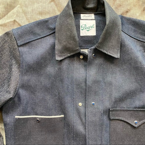 Richter Goods - RICHTER GOOD x PEARL BREWING THE DOLPH ZIGGLER JACKET IN RAW SELVEDGE DENIM - Rent With Thred