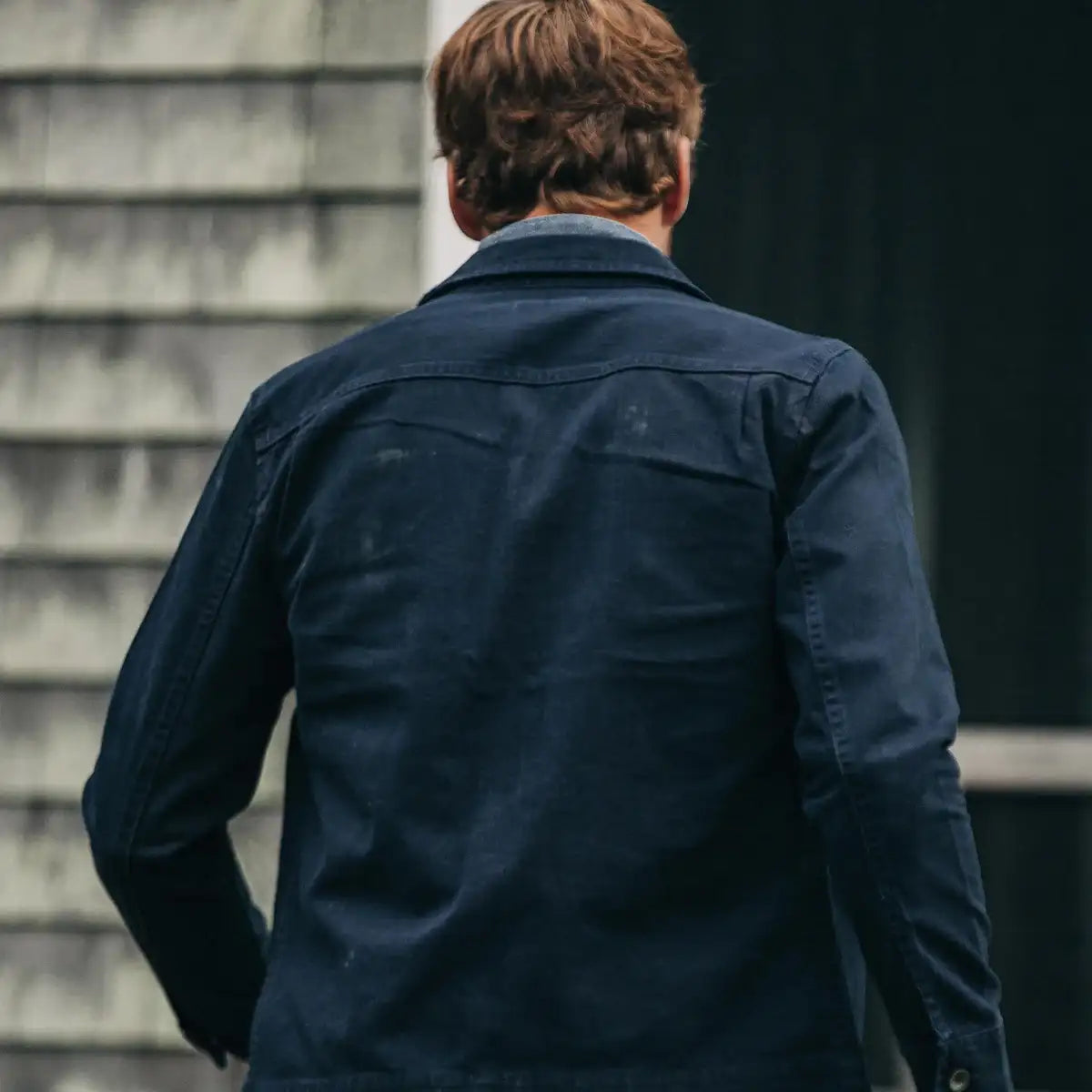 Taylor Stitch - TAYLOR STITCH THE HBT JACKET IN WASHED NAVY - Rent With Thred