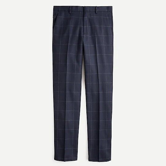 J. Crew - J CREW LUDLOW SLIM-FIT SUIT PANT IN ENGLISH WINDOWPANE COTTON-WOOL TWILL - Rent With Thred