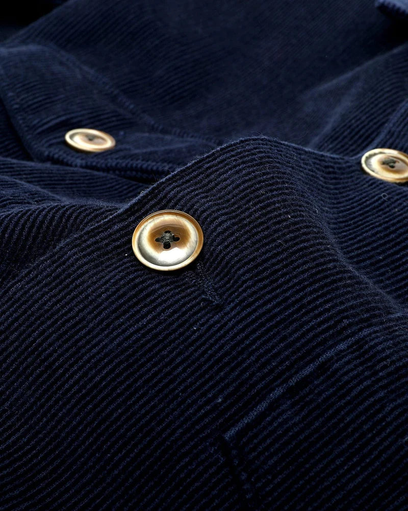 Corridor - CORRIDOR CORDUROY MILITARY JACKET IN MIDNIGHT - Rent With Thred