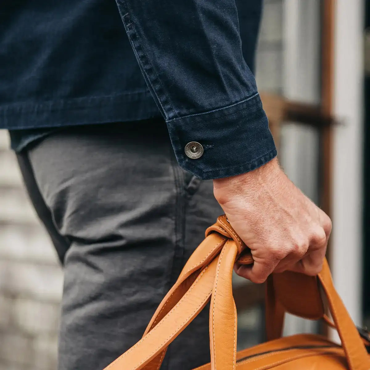 Taylor Stitch - TAYLOR STITCH THE HBT JACKET IN WASHED NAVY - Rent With Thred