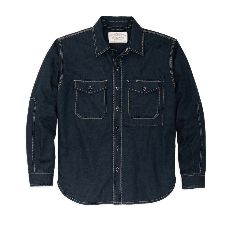 Filson - FILSON DENIM WORK SHIRT IN MID-WASH INDIGO - Rent With Thred