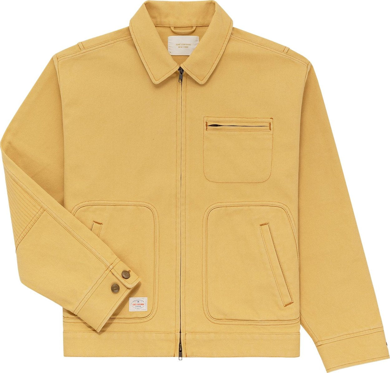 AIMÉ LEON DORE TRAPUNTO WORKWEAR JACKET IN RATTAN