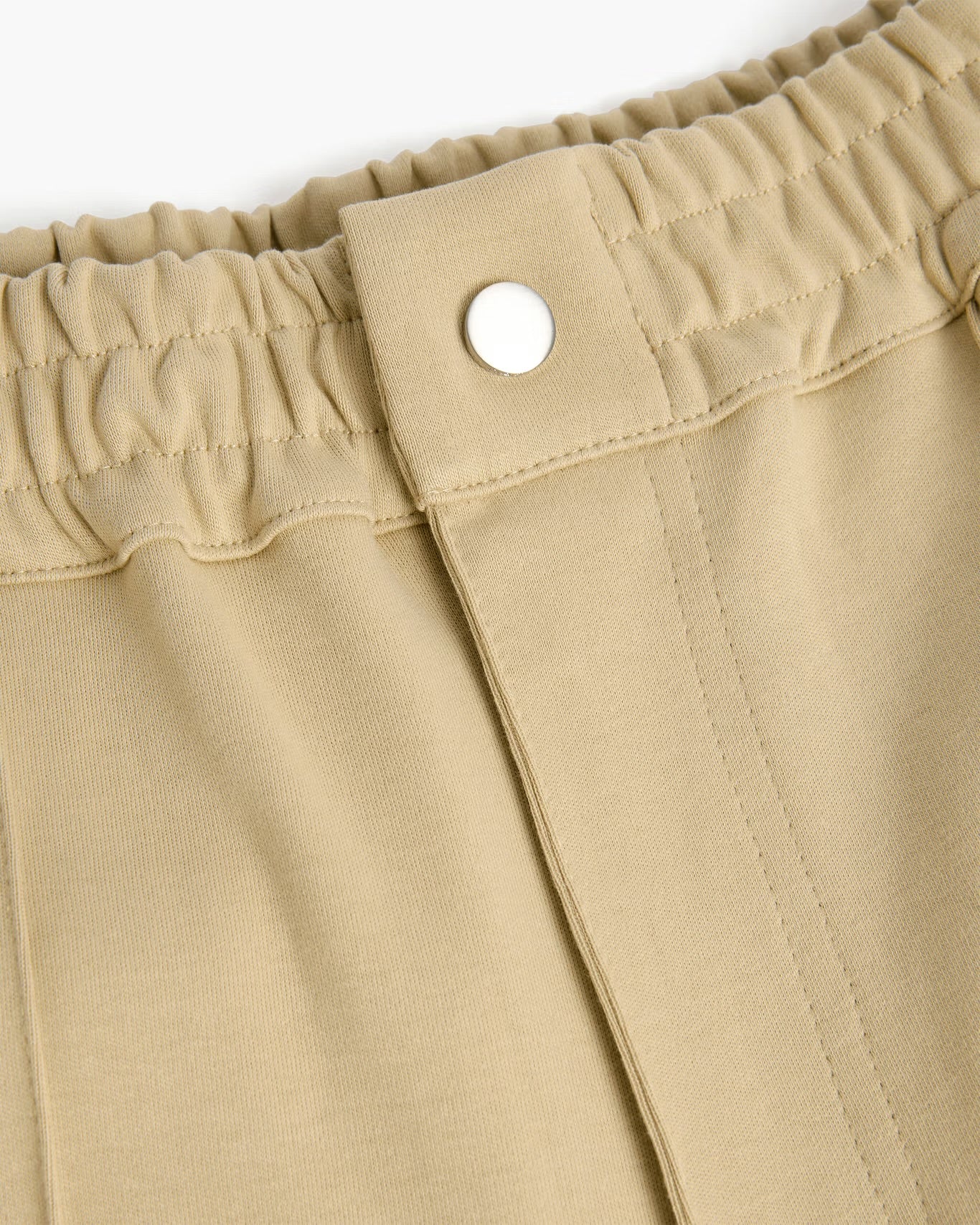 OAS CASPAR PLEATED COTTON PANT IN BEIGE in BEIGE — view 3