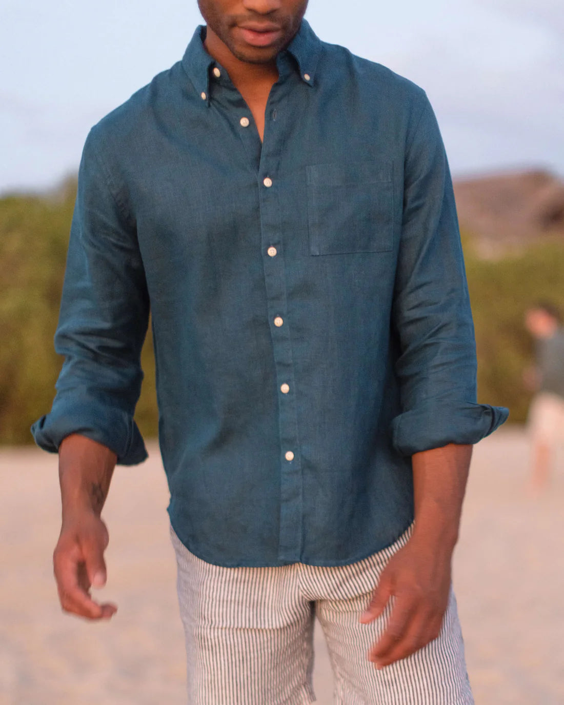 ALEX CRANE PLAYA SHIRT IN DUSK in DUSK — view 2