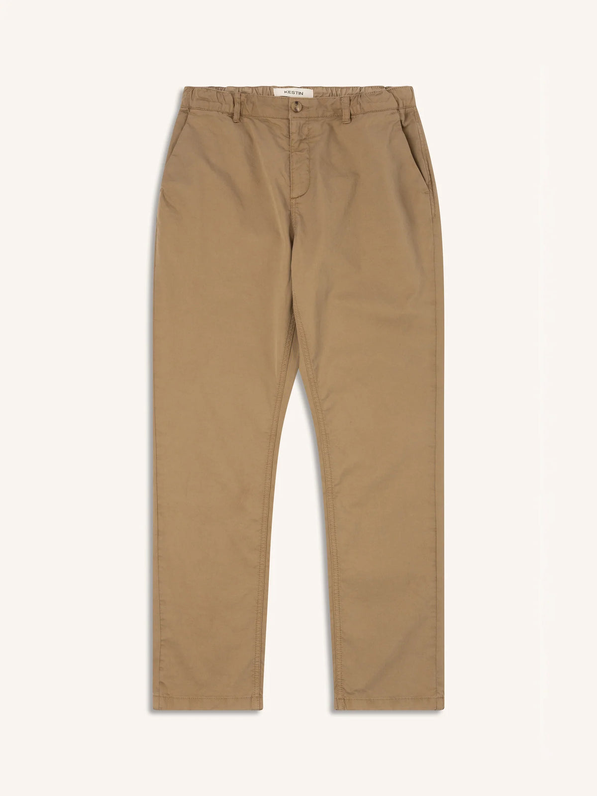 KESTIN INVERNESS TROUSER IN ERMINE COTTON TWILL