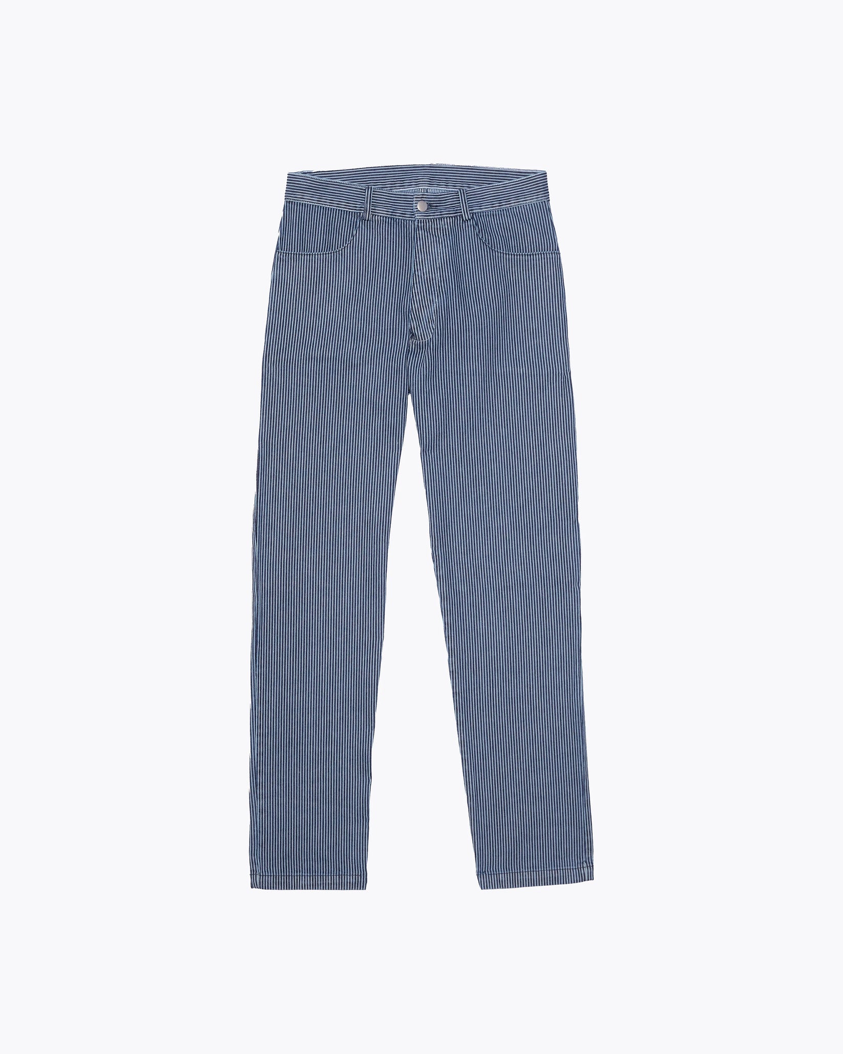 ALEX CRANE DENIM CHAM PANTS IN INDIGO LINES in INDIGO LINES — main product view