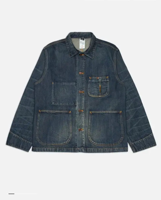 Nudie Jeans - NUDIE JEANS HOWIE DIRT WASH CHORE JACKET - Rent With Thred
