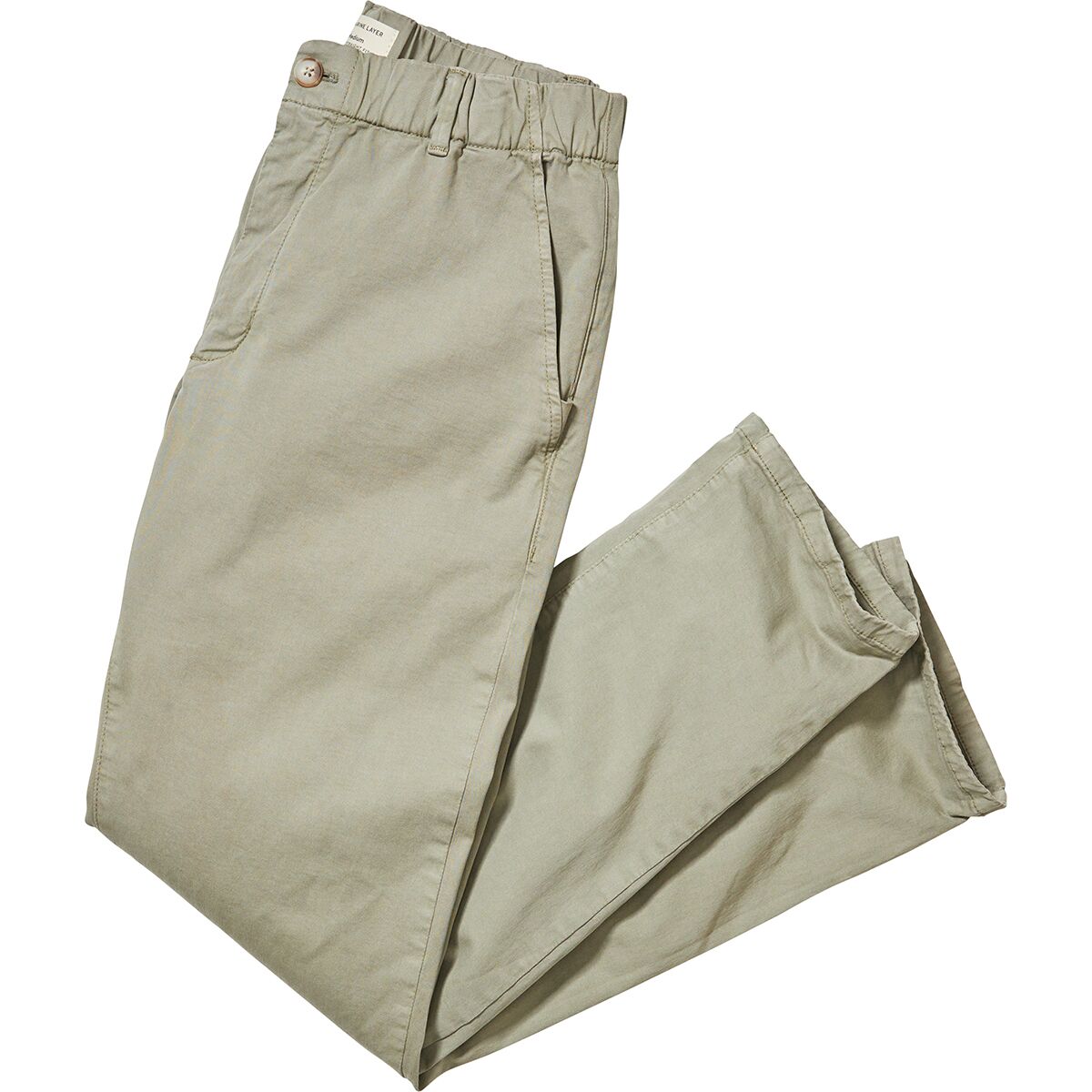 MARINE LAYER SATURDAY TWILL CHINO PANT IN VETIVER in VETIVER — main product view