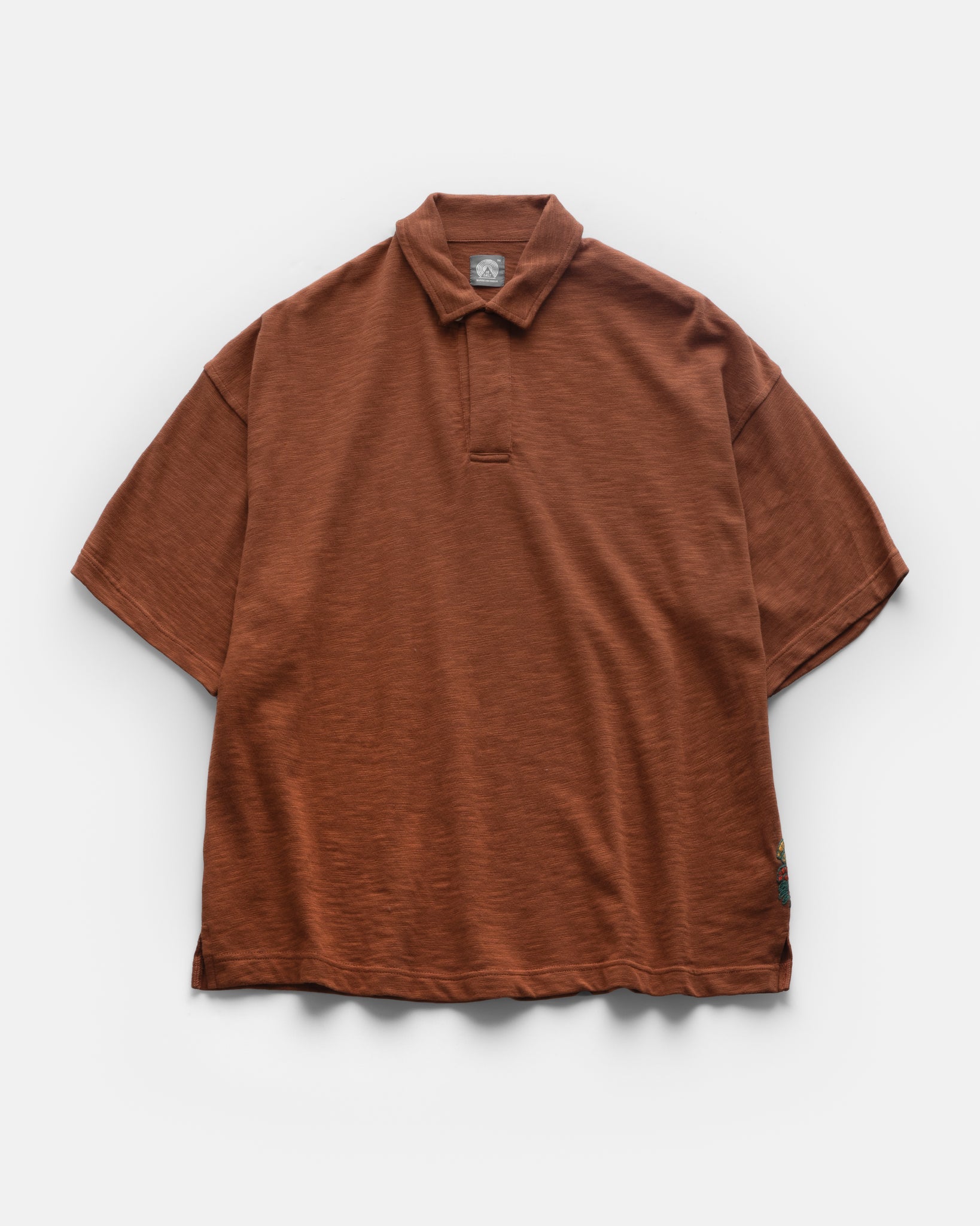 18 EAST PETER SS BIG POLO IN RUSSET in RUSSET — main product view