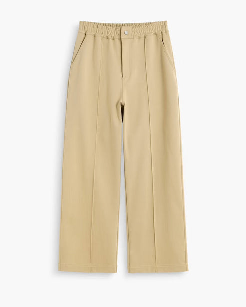 OAS CASPAR PLEATED COTTON PANT IN BEIGE product view