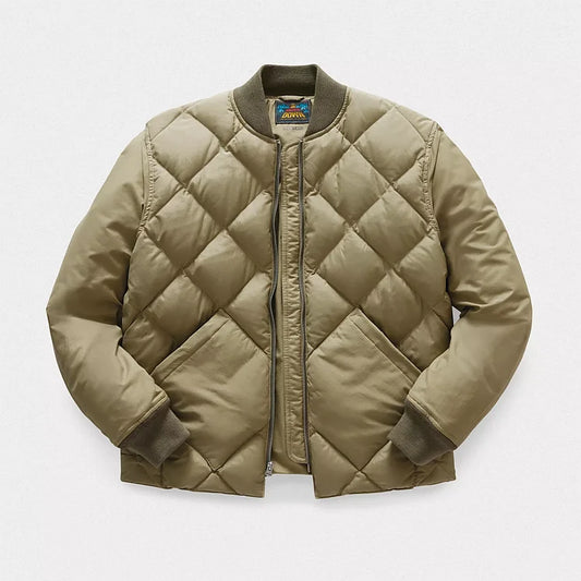 Buck Mason - BUCK MASON X EDDIE BAUER CASCADE DOWN 1940 SKYLINER JACKET IN OREGANO - Rent With Thred