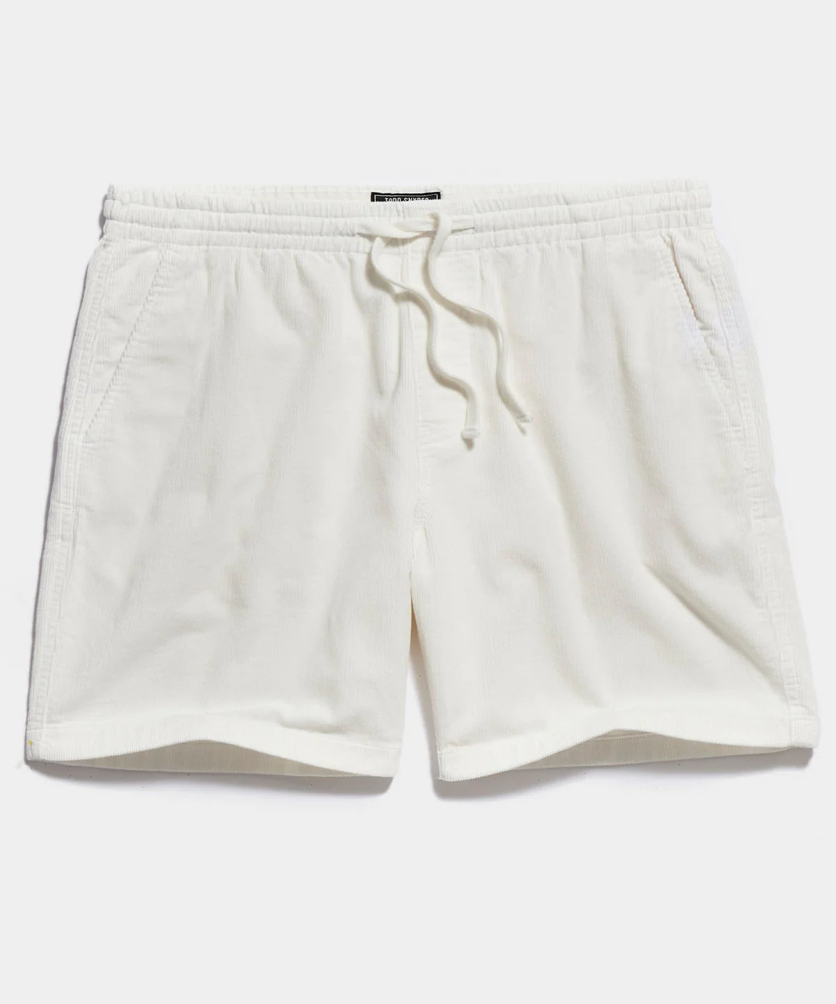 TODD SNYDER 5” CORDUROY WEEKEND SHORT IN ANTIQUE WHITE in ANTIQUE WHITE — main product view