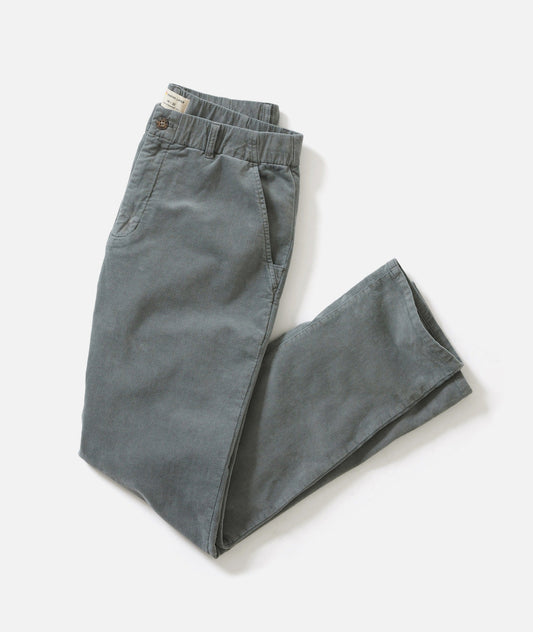 Marine Layer - MARINE LAYER SATURDAY MOLESKIN CHINO PANT IN BALSAM GREEN - Rent With Thred